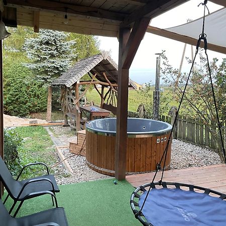 Dom Z Sauna - Lugiele Dzierwiany Экстерьер фото