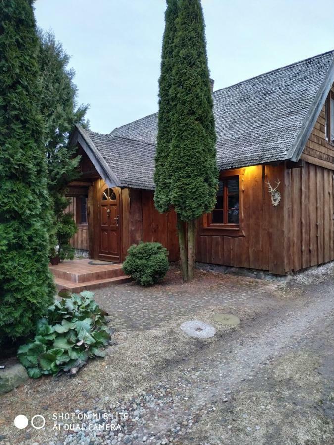 Dom Z Sauna - Lugiele Dzierwiany Экстерьер фото
